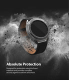 Galaxy Watch 3 41mm Case | Air Sports - Smartwatch with clear protective case surrounded by a dynamic dust explosion.