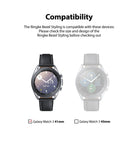 Galaxy Watch 3 (41mm) | Bezel Styling - Comparison of Galaxy Watch 3 41mm and 45mm models with a checkmark on the 41mm version.