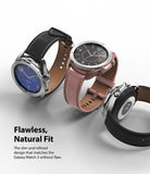 Galaxy Watch 3 (41mm) | Bezel Styling - Three Galaxy Watch 3 units with leather straps shown from different angles.