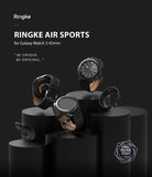 Galaxy Watch 3 45mm Case | Air Sports - Galaxy Watch 3 with Air Sports protective cases floating on black pedestals.