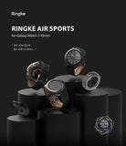 Galaxy Watch 3 45mm Case | Air Sports - Galaxy Watch 3 45mm with protective cases displayed on black cylindrical pedestals.