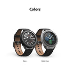 Galaxy Watch 3 45mm Case | Air Sports - Two Galaxy Watch 3 units with black and matte clear protective cases.