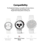 Galaxy Watch 4 Classic 42mm | Bezel Styling - Compatibility chart showing Galaxy Watch 4 Classic 42mm is the correct fit.