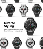 Galaxy Watch 4 Classic 42mm | Inner Bezel Styling - Multiple Galaxy Watch 4 Classic models with varied bezel designs.