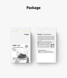 Galaxy Watch 4 Classic 42mm Case | Slim - Front and back view of Ringke Slim Case retail packaging for Galaxy Watch 4.