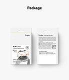Galaxy Watch 4 Classic 42mm Case | Slim - Front and back view of Ringke Slim Case retail packaging for Galaxy Watch4.