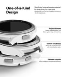 Galaxy Watch 4 Classic 42mm Case | Slim - White protective watch case showing polycarbonate material and cutouts.