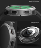 Galaxy Watch 4 (40mm) Case | Air Sports - Close-up views of a clear protective case showing button access and cutouts.