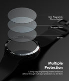 Galaxy Watch 5/4 40mm Screen Protector for Bezel Styling | Glass - R2 - Galaxy Watch 5/4 40mm Screen Protector - Exploded view showing three layers of screen protection over a smartwatch.