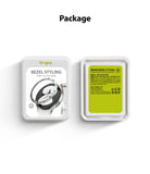 Galaxy Watch 5/4 44mm | Bezel Styling - Front and back view of Ringke Bezel Styling packaging for a smartwatch.