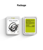 Galaxy Watch 5 / 4 (44mm) | Premium Bezel Styling - Two white product packages showing bezel styling branding and specs.