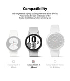 Galaxy Watch 5 / 4 (44mm) | Premium Bezel Styling - Compatibility chart showing three watch models with the 44mm version selected.