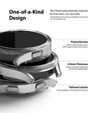 Galaxy Watch 4 40mm Case | Slim - Clear polycarbonate protective case for Galaxy Watch 4 with labels highlighting features.