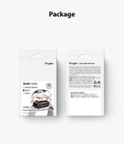 Galaxy Watch 4 40mm Case | Slim - Front and back view of Ringke Slim Case packaging for Galaxy Watch 4 in 2-pack.