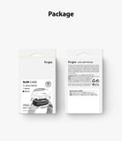 Galaxy Watch 4 (44mm) Case | Slim - Front and back view of Ringke Slim Case packaging for Galaxy Watch 4.