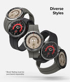 Galaxy Watch 5 Pro 45mm | Inner Bezel Styling - Five Galaxy Watch 5 Pro units with different inner bezel styles.
