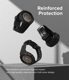 Galaxy Watch 5 Pro (45mm) Case | Fusion-X - Three black rugged watch cases floating against a gray background.
