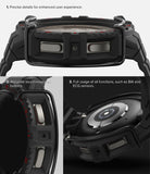 Galaxy Watch 5 Pro (45mm) Case + Band + Wire | Fusion-X Guard - Three views showing the rugged case, buttons, and sensors.
