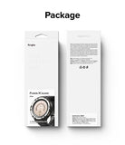 Galaxy Watch 5 Pro 45mm Case + Band | Fusion-X Guard - Front and back view of white Ringke Fusion-X Guard packaging.