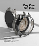 Galaxy Watch 5 Pro Case | Slim - Two sleek, metallic watch cases displayed with text promoting a Buy One, Get One offer.