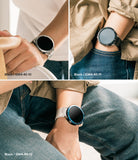 Galaxy Watch 5 40mm | Air Sports Black + Bezel Styling - Three close-up views of Galaxy watches with various bezel styles.