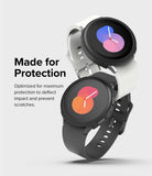 Galaxy Watch 5 40mm Case | Air Sports - Two Galaxy Watches with protective cases in black and white against a light background.