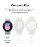 Galaxy Watch 5 40mm Case | Air Sports - Compatibility chart showing the 40mm watch as the only compatible model.