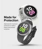 Galaxy Watch 5 44mm Case | Air Sports - Two Galaxy Watches with clear protective cases stacked against a white background.