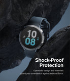 Galaxy Watch 5 44mm Case | Air Sports - Smartwatch in a protective case nestled between dark, jagged rocks.