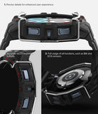 Galaxy Watch 5 / 4 (44mm) Case + Band + Wire | Fusion-X Guard - Close-up views of protective watch case features.