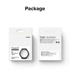 Galaxy Watch 5 / 4 (44mm) Case | Fusion-X - Front and back views of Ringke Fusion-X watch case packaging.