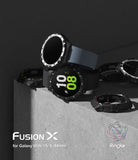 Galaxy Watch 5 / 4 (44mm) Case | Fusion-X - Rugged black protective watch cases displayed on a concrete surface.