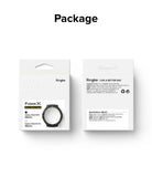 Galaxy Watch 5 / 4 (44mm) Case | Fusion-X - Front and back view of Ringke Fusion-X watch case packaging with product info.