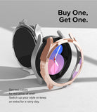 Galaxy Watch 5 (40mm) Case | Slim - Two Galaxy Watch 5 cases, one clear and one rose gold, displayed with Buy One, Get One text.