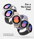 Galaxy Watch 5 (40mm) Case | Slim - Five Galaxy Watch 5 units in various colors floating diagonally against a white background.