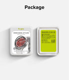 Galaxy Watch 6 Classic 47mm | Inner Bezel Styling - Front and back view of Ringke bezel styling product packaging.