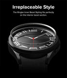 Galaxy Watch 6 Classic 47mm | Inner Bezel Styling - A metallic ring hovering above the watch face to fit the inner bezel.