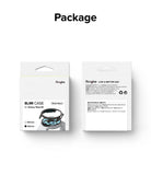 Galaxy Watch 6 44mm Case | Slim - Front and back view of Ringke Slim Case packaging for Galaxy Watch 6 in Matte Black.