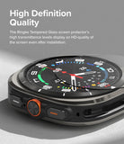 Galaxy Watch Ultra | Bezel Styling Premium & Glass - Tempered glass protector being applied to a Galaxy Watch Ultra.