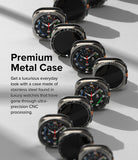 Galaxy Watch Ultra | Bezel Styling & Glass - Multiple Galaxy Watch Ultra units arranged in a line showing stainless steel bezels.