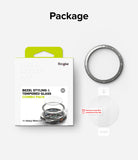 Galaxy Watch Ultra | Bezel Styling & Glass - Ringke combo pack with watch bezel, tempered glass, and retail packaging.