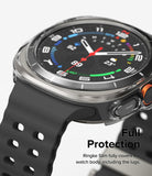Galaxy Watch Ultra | Slim & Glass - Clear protective case covering the Galaxy Watch Ultra body and lugs.