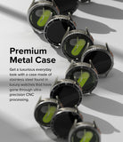 Galaxy Watch 7 40mm | Bezel Styling Premium & Glass - Multiple Galaxy Watch 7 units arranged in a diagonal line.