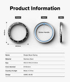 Galaxy Watch 8 Classic 46mm | Bezel Styling Premium - Technical diagram showing front, back, and side views with dimensions.