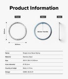 Galaxy Watch 8 Classic 46mm | Inner Bezel Styling - Technical diagram showing dimensions and features of the bezel.