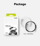 Galaxy Watch 8 Classic 46mm Case | Slim - Ringke 2-pack slim watch cases in clear and matte black with retail packaging.