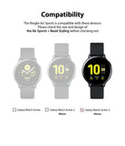 Galaxy Watch Active 2 (44mm) | Air Sports Black + Bezel Styling - Three smartwatches shown, with the 44mm model highlighted.