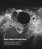 Galaxy Watch Active 2 (44mm) | Air Sports Black + Bezel Styling - Smartwatch with black bezel styling amidst dust.