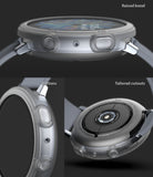 Galaxy Watch Active 2 44mm Case | Air Sports - Close-up views of a clear protective watch case showing bezel and buttons.