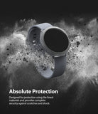 Galaxy Watch Active 2 44mm Case | Air Sports - A grey smartwatch case surrounded by a dynamic, explosive dust effect.